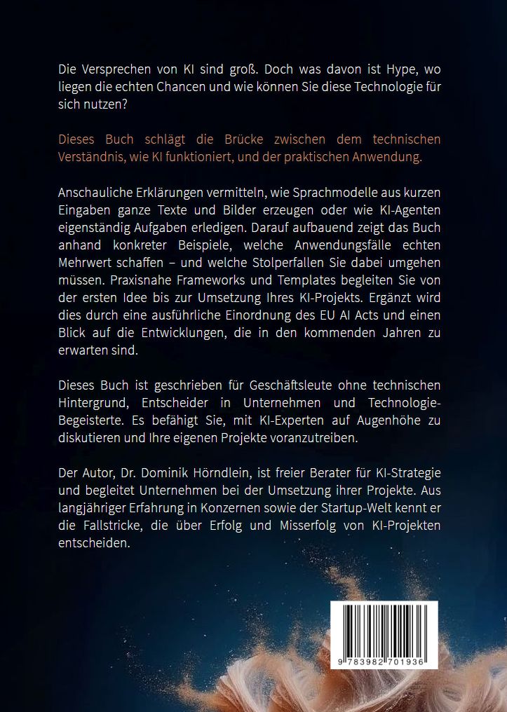 Generative KI sinnvoll nutzen - Buchrücken